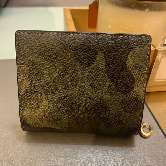 New Coach Snap Wallet In Signature Camo Print # CW538 - Picture 4 of 6